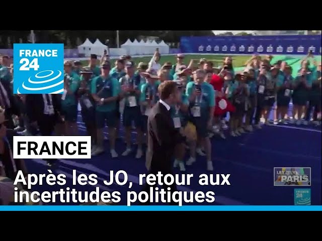 France : la parenthèse olympique refermée, retour aux incertitudes politiques • FRANCE 24