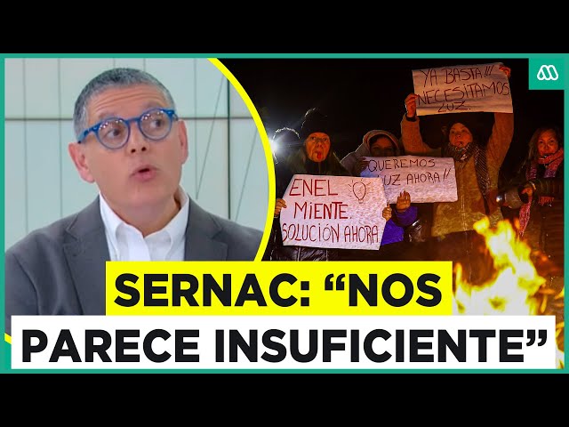 "Nos parece insuficiente": Director del Sernac sobre compensaciones a vecinos sin luz