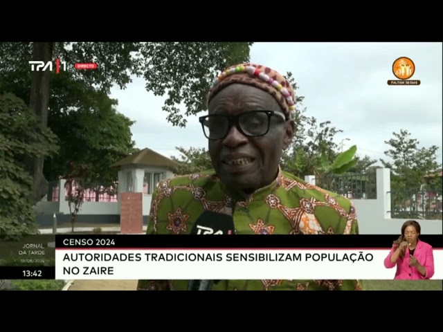 Censo 2024 - Autoridades tradicionais sensibilizam população no Zaire