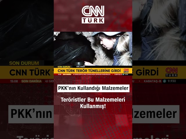 Mehmetçik Geldi-Girdi-Temizledi! İşte PKK’nın Tünellerde Kullandığı Malzemeler...