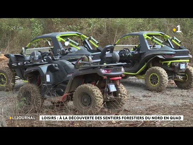 ⁣Loisirs : à la découverte des sentiers forestiers du Nord en quad