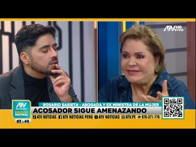 Dra. Sasieta sobre el acosador de periodistas: "La impunidad hace que este sujeto siga atorment