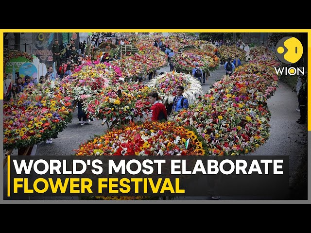 ⁣Colombia's annual flower parade on display | Latest News | WION