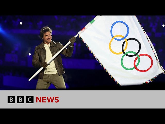 ⁣'Sensational' Paris Olympics come to an end and hands over to LA for 2028 | BBC News