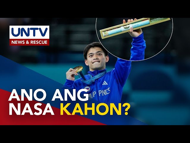 ⁣ALAMIN: Ano ang laman ng kahon na ibinibigay sa winning athletes sa Paris Olympics?