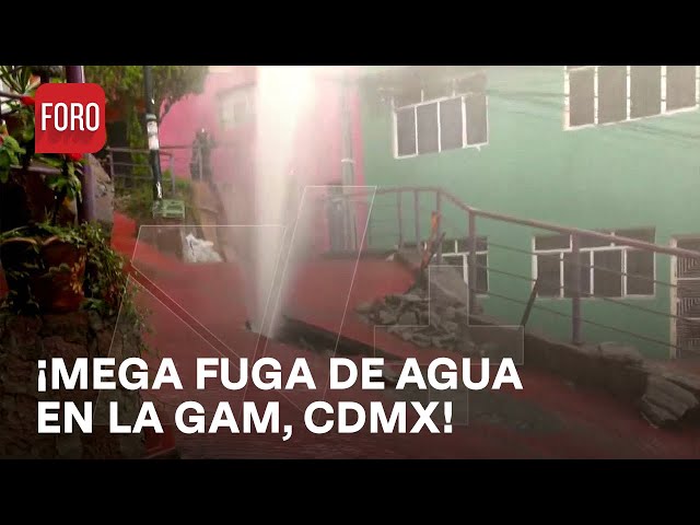 Fuga de agua se incrementa durante reparación y lanza chorro de 5 metros - Expreso de la Mañana