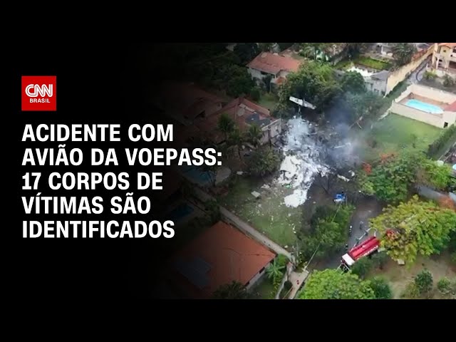 Acidente com avião da Voepass: 17 corpos de vítimas são identificados | BASTIDORES CNN