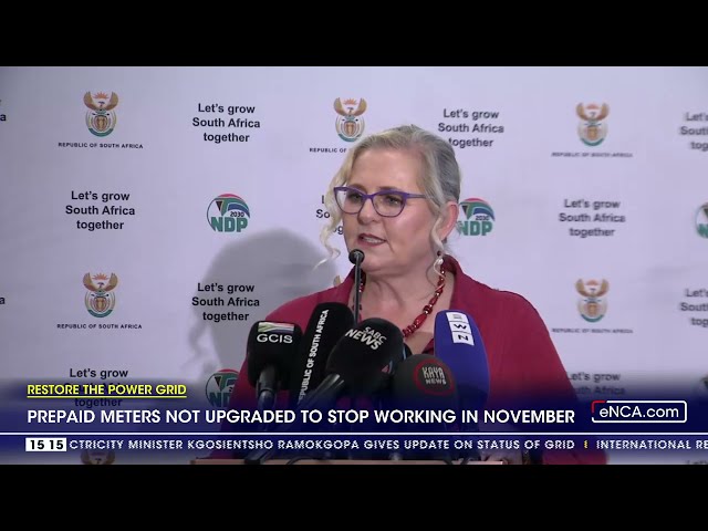 Prepaid meters not upgraded to stop working in November