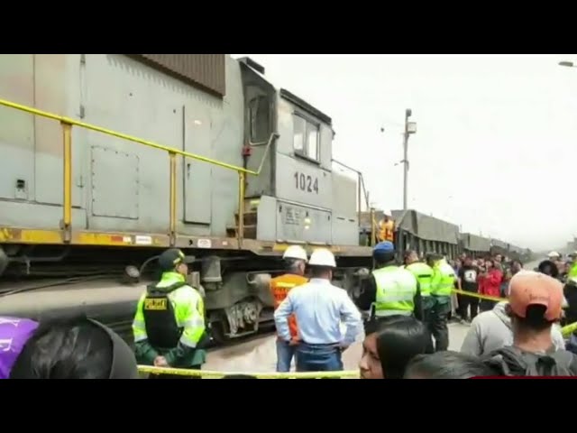 Estudiante muere arrollado por un tren en Carapongo