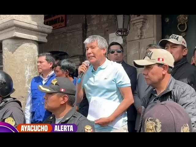 Wilfredo Oscorima responde por inicio de paro por obras inconclusas