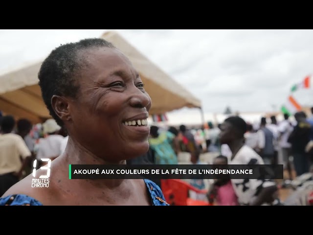 13 minutes chrono du 04 Aout 2024 - Akoupé aux couleurs de la fête de l'indépendance!