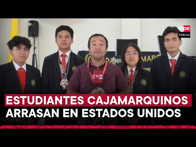 Cajamarca: estudiantes ganan medallas de oro, plata y bronce en  Olimpiada de Matemáticas en EE.UU.