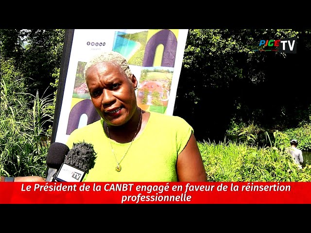 ⁣Le Président de la CANBT engagé en faveur de la réinsertion professionnelle