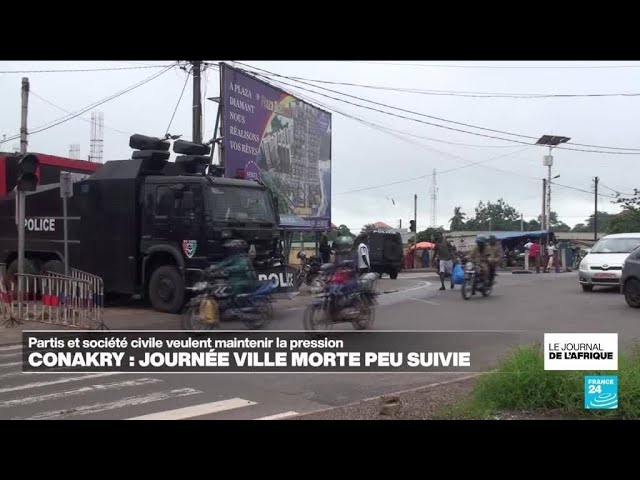 Guinée : l'appel à la ville morte peu suivi à Conakry • FRANCE 24