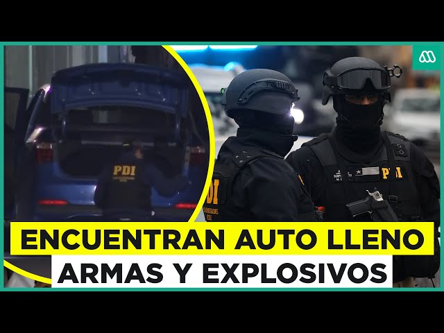 Encuentran auto con armas y explosivos: Elementos iban a ser usados por bandas del crimen organizado