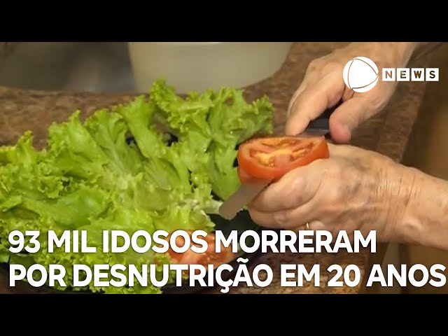 93 mil idosos morreram por desnutrição em 20 anos