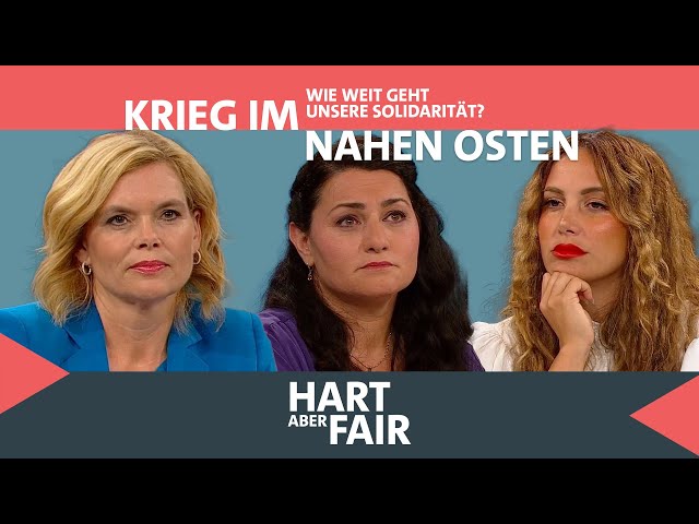 ⁣Krieg in Nahost: Die Sicherheit Israels als Staatsräson – was folgt daraus? | hart aber fair