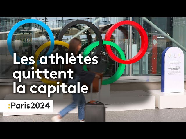 Les athlètes font leurs adieux à Paris