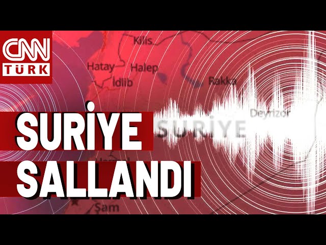 ⁣Suriye Hama'da 5,2'lik Deprem Meydana Geldi! Sarsıntı Türkiye'de De Hissedildi!