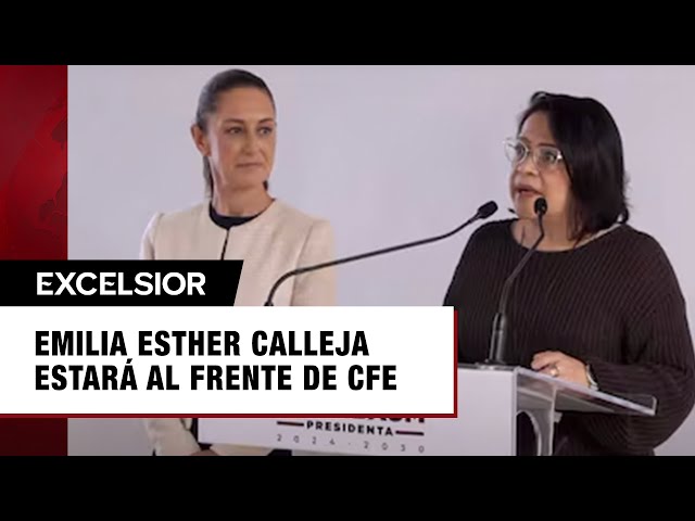 Nombramiento de Emilia Esther Calleja para CFE