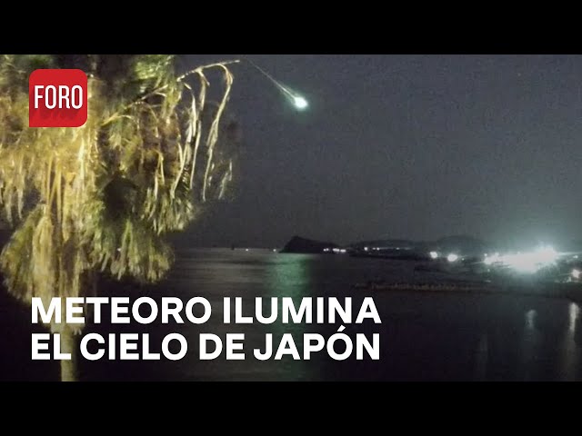 Meteorito ilumina el cielo nocturno de Japón - Las Noticias