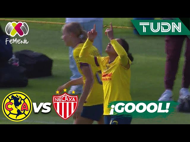 ¡CAYÓ EL SEGUNDO! Natalia Mauleón pone el 2-0 | América 2-0 Necaxa | Liga Mx Femenil AP2024-J5 |TUDN