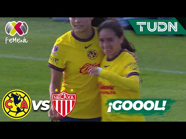 ¡YA ES GOLEADA! Golazo de Aylin Aviléz | América 3-0 Necaxa | Liga Mx Femenil AP2024-J5 | TUDN