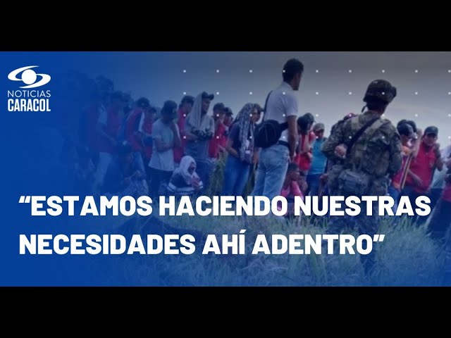 ⁣Militares liberados en Guaviare denuncian que no los dejaban salir a hacer sus necesidades