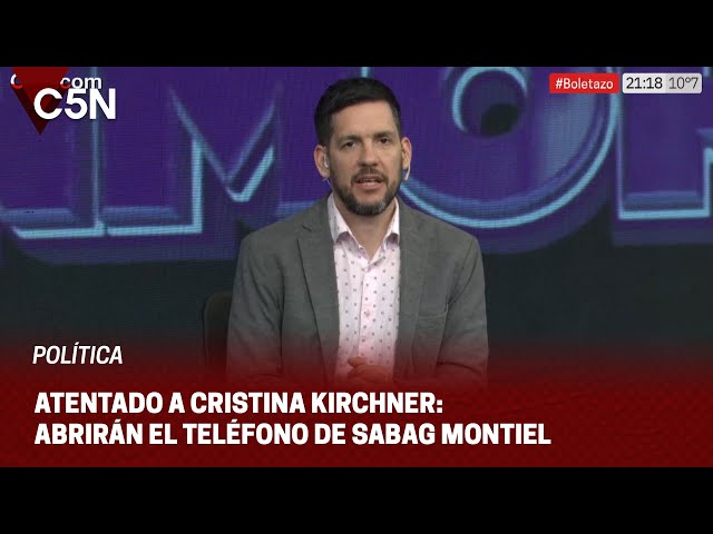 ⁣ATENTADO a CRISTINA KIRCHNER: Se ABRE el TELÉFONO de SABAG MONTIEL