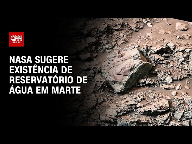 Nasa sugere existência de reservatório de água em Marte | CNN Prime Time