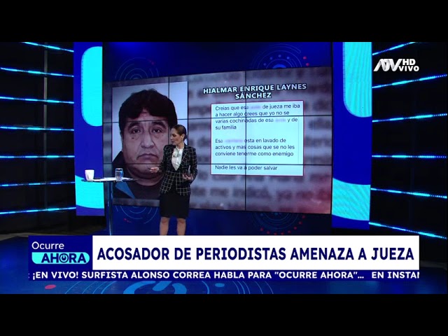 Acosador de periodista arremete contra jueza que lo liberó tras admitir cargos en su contra