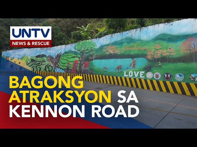 ⁣Biodiversity of Love mural, bagong atraksyon sa Kennon Road sa Baguio City