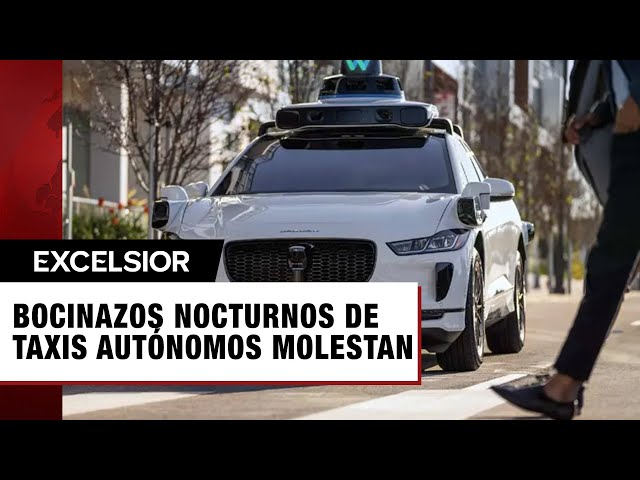 Taxis autónomos de Google molestan a vecinos por bocinazos de madrugada