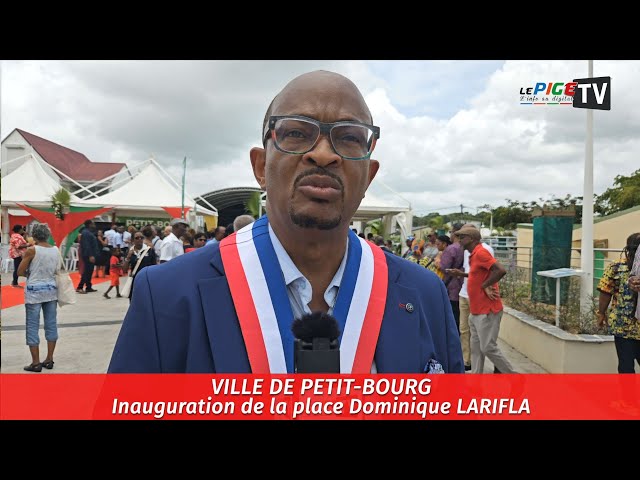 ⁣Ville de Petit-Bourg : Inauguration de la place Dominique LARIFLA