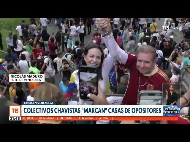 Denuncian que colectivos chavistas "marcan" casas de opositores para intimidar