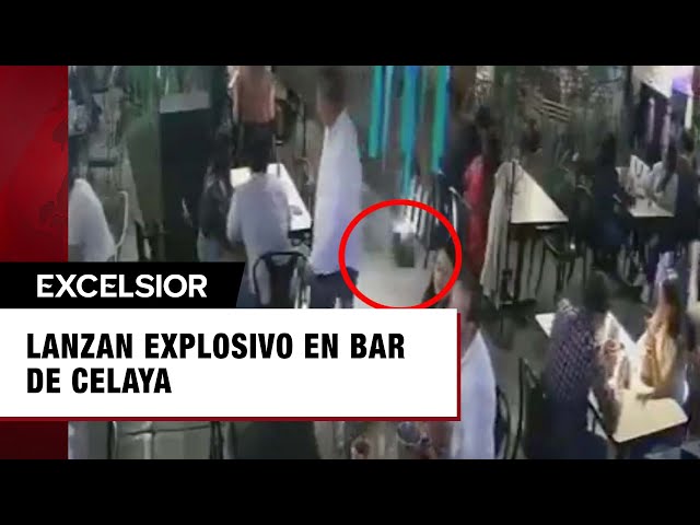 ⁣Lanzan explosivo en bar ‘El Tapatío’ de Celaya