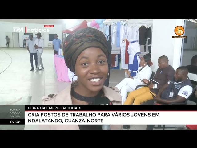 Feira da empregabilidade - Cria postos de trabalho para vários jovens em Ndalatando, Cuanza-Norte