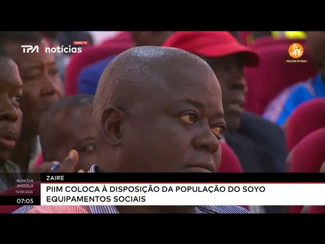 Zaire - PIIM coloca à disposição do Soyo equipamentos sociais