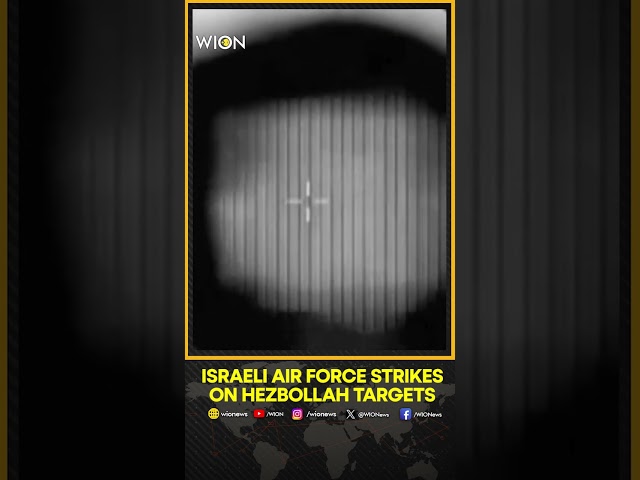 Israel releases video said to show strikes on Hezbollah targets in Lebanon | WION Shorts