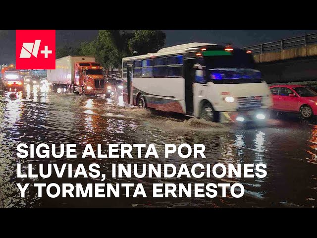 Lluvias intensas e inundaciones en 18 estados del país, previo a la entrada de la Onda Tropical 16