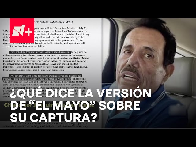 ¿Qué dice la carta pública de Ismael "El Mayo" Zambada? - En Punto