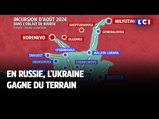 En Russie, l'Ukraine gagne du terrain