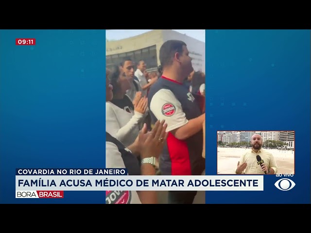 Família acusa médico de agredir e matar adolescente no RJ