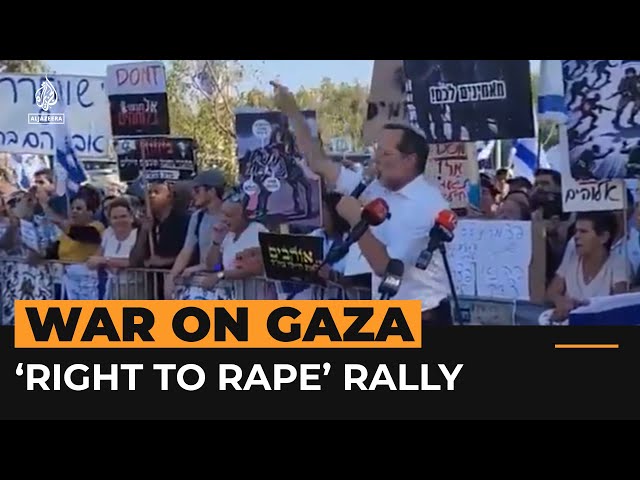 Israeli protesters rally for ‘the right to rape’ prisoners | Al Jazeera Newsfeed