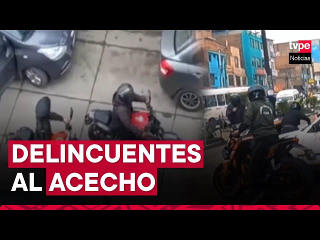 Terror en Lima Sur: salen a la luz nuevas imágenes de ladrones en llamativas motos