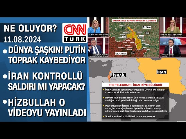 ⁣Dünya şaşkın! Putin toprak kaybediyor | İran kontrollü saldırı mı yapacak? - Ne Oluyor? 11.08.2024