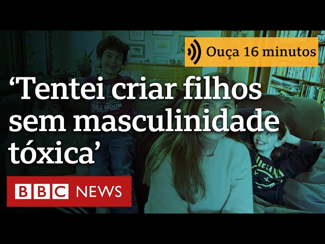 ⁣'O que aprendi tentando criar meus três meninos longe da masculinidade tóxica'