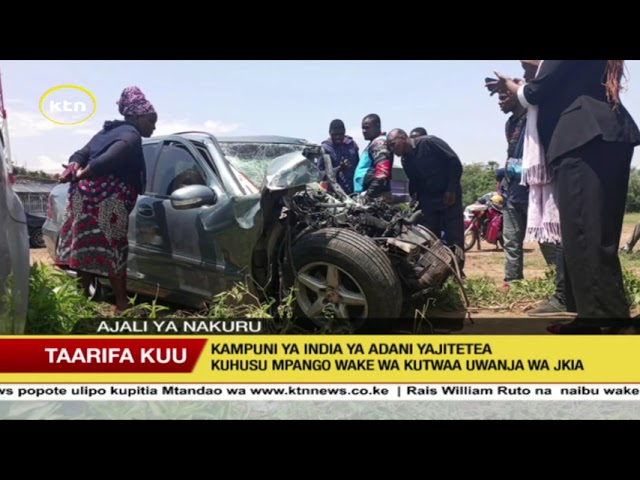 ⁣Watu watano wa familia moja wafariki baada ya ajali Nakuru