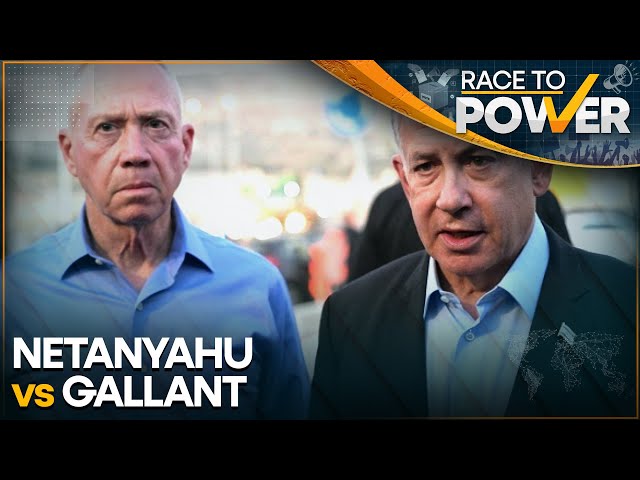 ⁣Israel-Hamas War: Gallant question's Netanyahu's war tactics | Race To Power