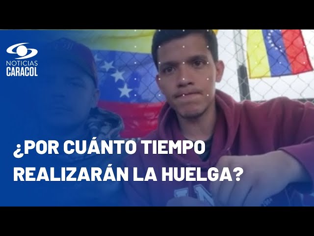 ⁣Venezolanos realizan huelga de hambre frente a instalaciones de la ONU en Nueva York